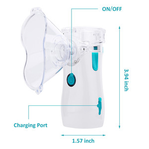 Atomiseur portable transfrontalier, mini pulvérisateur de beauté silencieux à ultrasons à membrane, fonctionnant sur batterie. - Product Image 1