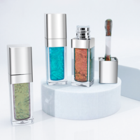 Kosmetik Kecantikan Lipstik Cair Duochrome Chameleon Holographic Shimmer Lipgloss Oem Glitter Makeup Chameleon Lip Gloss