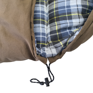 <span class=keywords><strong>Sac</strong></span> <span class=keywords><strong>de</strong></span> <span class=keywords><strong>couchage</strong></span> en flanelle à carreaux en toile <span class=keywords><strong>de</strong></span> coton pur avec capuche pour le camping en plein air par temps froid - Product Image 4