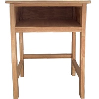 Ensemble bureau et chaise d'étude pour enfants en bois massif avec installation gratuite, design style bois de construction pour les élèves du primaire et du secondaire