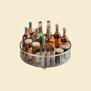 Luxueux support de stockage de boîte <span class=keywords><strong>à</strong></span> <span class=keywords><strong>épices</strong></span> de cuisine transparent rotatif <span class=keywords><strong>à</strong></span> 360 degrés respectueux de l'environnement avec plusieurs couleurs pour une utilisation - Product Image 1