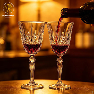 Copas de Vino Tinto Borgoña Europeas, Flauta de Champán Retro con Relieve, para Hoteles, Clubes, Bares, Venta al Por Mayor - Product Image 2