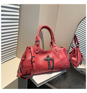 2025 New <b>Women's</b> Motorcycle Armpit Single Shoulder Crossbody Bag Retro <b>Women's</b> Handbag High-quality PU Shoulder Crossbody Bag - Product Image 5