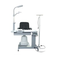 Unidad de Examen de Optometría Profesional con Mesa Deslizante Pequeña C-180A y Sillón Oftálmico