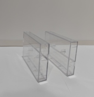 Boîtier de cassette audio transparent personnalisé Étuis à bande transparents simples Boîte en plastique pour cassette de lecteur audio