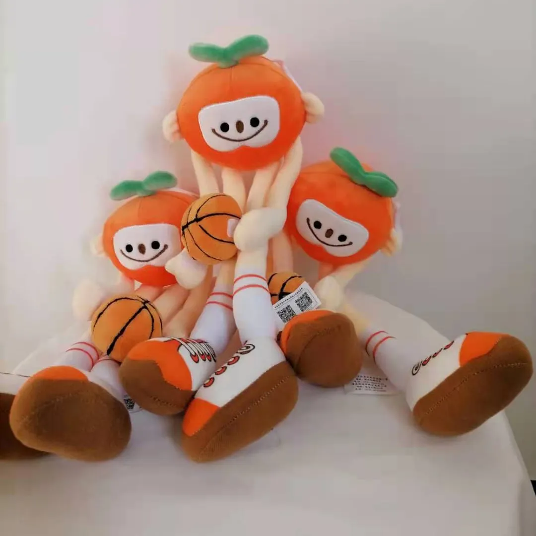 Toys hobbies stuffed factory manufactory OEM ODM shinchan soft toy soft toys for pets angry orange