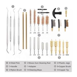 <span class=keywords><strong>Venta</strong></span> caliente 29PCS Kit de limpieza de barril de pistola universal. 22.270.357/9mm. Calibre 40,45 - Product Image 2