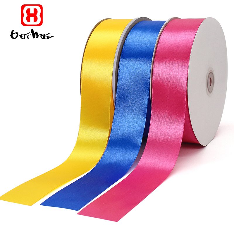 Single Face Satin Ribbon 1.5 Inch 100 Yards for Make Roses for Gift Wrapping and Party Ribbons