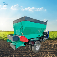 Esparcidora de Fertilizante de Doble Disco de 3m³ de Ancho Amplio para Campos de Maíz y Trigo