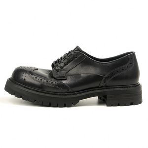 Nuevos Zapatos de Vestir de Cuero Genuino para Hombre, con Punta Cuadrada, Cordones, Transpirables, Ligeros, Clásicos, de Lujo, de Alta Calidad, de Cuero Italiano - Product Image 6