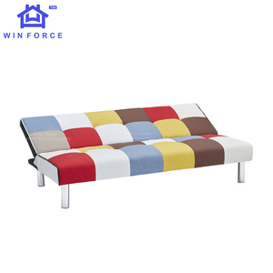 Winforce moderno ahorro de espacio tela de lino a cuadros reclinable ven sofá cama plegable multiusos sofá cama muebles de dormitorio - Product Image 1