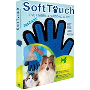 Guante Quita Pelos SoftTouch de Cinco Dedos, Herramienta para Eliminar el Pelo de Mascotas, para Perros y Gatos - Product Image 1