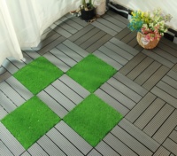 Dalles de terrasse modernes en WPC imperméables, dalles de terrasse en plastique, terrasse en bois pour terrasses