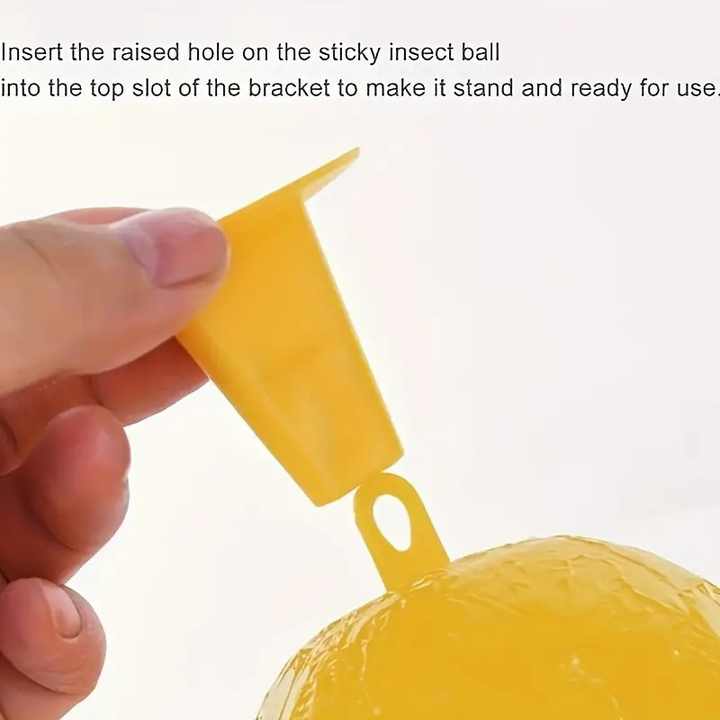 Reusable Garden Indoor 8.2cm Large Pest Trapping Ball Pest Control Fly Trap Ball Glue Trap Ball