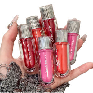 MLM Wholesale Long Lasting Hydrating Lip Gel with Vitamin E & Rosehip Oil <b>Clear</b> Bubble Gum Cherry Strawberry Lipstick Lipgloss - Product Image 1