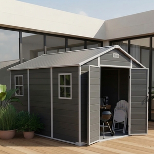 Abri de <span class=keywords><strong>jardin</strong></span> de différentes tailles à prix d'usine, abri de <span class=keywords><strong>jardin</strong></span> 8x12 pieds, maison de rangement pour outils de <span class=keywords><strong>jardin</strong></span> extérieurs - Product Image 1
