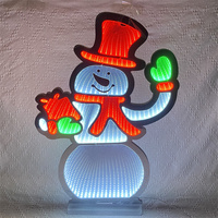 Vente flash : enseigne au néon LED personnalisée en miroir infini 3D pour les entreprises, les ateliers de voitures, les centres commerciaux et les hôpitaux - taille et couleur personnalisables