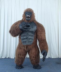 Disfraz de mascota King Kong inflable personalizado para adultos Unisex disfraz de gorila de pie sin forro para alquiler o venta - Product Image 3