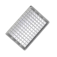 Plaque d'étiquette enzymatique Elisa à haute adsorption fond plat de plaque Elisa 96 puits pour lecteur de microplaques Elisa