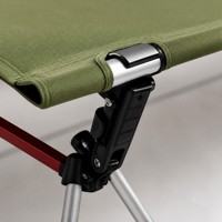 Lit de camping pliable en alliage d'aluminium 6013 7075, ultraléger, cadre en 3 ou 4 sections, lit de camping, randonnée en plein air, plage, OEM, vente en gros, sur mesure
