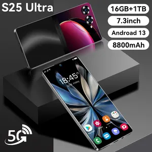 s25 ultra+ unlocked cheap high quality 16+1024G mobile phones with dual sim cards
