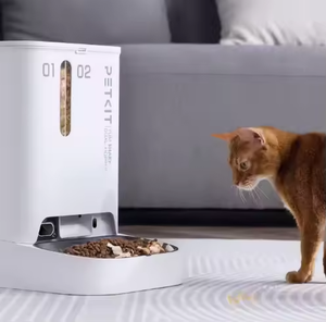 Distributore Automatico di Cibo <span class=keywords><strong>per</strong></span> <span class=keywords><strong>Gatti</strong></span> Twin Star, Intelligente, con Display LCD, Timer, Doppio Contenitore, Impermeabile IPX7 - Product Image 6