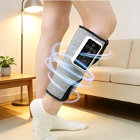 Masseur de pieds portable, rechargeable par USB, avec chauffage enveloppant et pétrissage pour les mollets, favorisant la circulation et la récupération musculaire