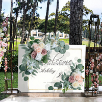 2 Pièces de Roses Artificielles en Plastique Haut de Gamme Faites à la Main pour Arche de Mariage, Décoration Longue Durée et Écologique pour Mariages et Saint-Valentin