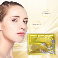 Soins de la peau coréens pour les yeux, anti-âge, élimination des cernes, masque en gel pour les yeux, hydratant, collagène cristallin, masques pour les yeux en or pour dormir