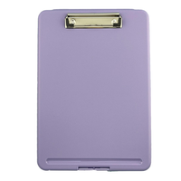 Porte-documents A4 en PP avec clip de rangement, robuste, pour impression numérique, puissant, pour bureau, papeterie, bloc-notes, presse-papiers de bureau