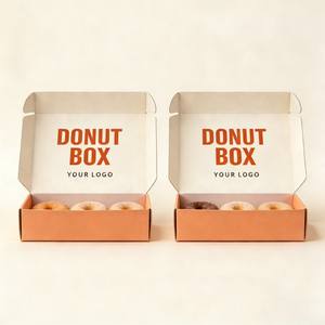 Boîtes en papier pour beignets en gros, boîtes en papier de qualité alimentaire, emballages pour bonbons, biscuits, mochi, gâteaux et snacks - Product Image 5