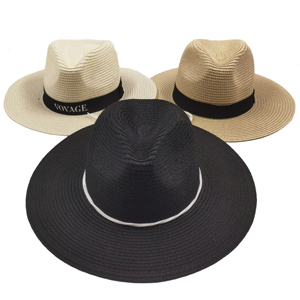 Tùy chỉnh Panama giấy rơm <span class=keywords><strong>hat</strong></span> với logo ban nhạc - Product Image 6