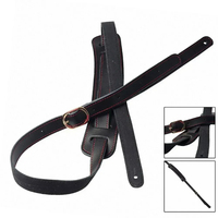 Vente en gros de ceintures d'épaule pour guitare en cuir réglable vintage sangle de guitare en cuir véritable guitares classiques acoustiques électriques