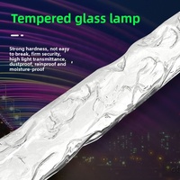 Projecteur mural linéaire LED à effet d'eau ondulante 3D dynamique 36W DC24V RGB DMX Dimmable pour éclairage de façade de bâtiment coloré