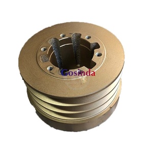 Polea de Correa de Cigüeñal de 3 Ranuras Marca NO <span class=keywords><strong>41</strong></span> Compatible con Motor Diésel 4BG1 Excavadora de Orugas ZAX120 Maquinaria de Construcción - Product Image 3