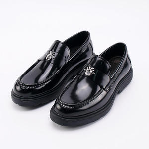 Calzado informal de oficina de cuero italiano de alta calidad y lujo, zapatos formales para hombre, zapatos de vestir y Oxfords de cuero para hombre - Product Image 1