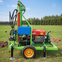 Foreuse de puits d'eau compacte et durable Zhizuan, moteur diesel, diamètre 100 mm, profondeur max. 200 m, rapide, portable et facile à utiliser