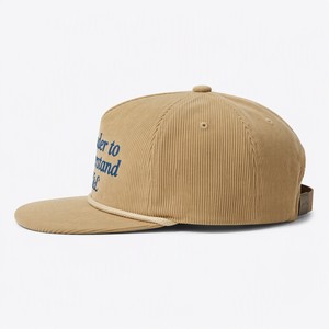 Custom Logo Chenille Patch 5 Panel Baseball Corduroy Cap <b>Flat</b> Brim Vintage Letter Gorras <b>Hats</b> Wholesale OEM Supplier Factory - Product Image 4