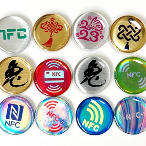 สติกเกอร์ NFC สำหรับแชร์โซเชียลมีเดียแบบกำหนดเองได้ของ YTS สำหรับโทรศัพท์มือถือ กันน้ำเคลือบอีพ็อกซี่ พร้อมกาวในตัว ใช้เป็นของขวัญ หรือการ์ดรีวิว - Product Image 3