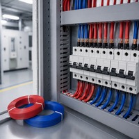 Câble souple BV personnalisable, isolé XLPO, gaine PVC, conducteur en cuivre toronné, fil électrique 1,5mm² 2,5mm² 4mm² Rouge