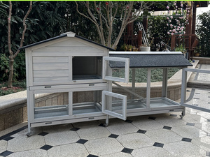 Уличная клетка для кроликов, детский сад, клетка для разведения кроликов, клетка для кур и голубей, непромокаемая и антикоррозийная вилла для кроликов, голубиное гнездо - Product Image 6