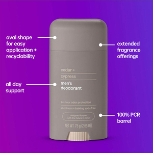 Déodorant Naturel en <span class=keywords><strong>Stick</strong></span>, Sérum Anti-Odeur, Protection Contre les Odeurs, Parfum Cèdre pour Hommes, Formule Douce pour la Peau, Fournisseur d'Usine - Product Image 2