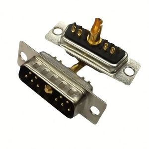 ขั้วต่อ D-SUB ตัวเมียแบบมุมฉาก 5W1 กระแสสูง ชนิด DIP สำหรับ PCB ขั้วต่อ 5W1 - Product Image 1