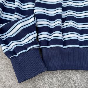 Designer Custom Drop Shoulder Boxy Zipper Hoodie Manufacturers Printed Oversized <b>Hoodies</b> Men Stripe Heavyweight <b>Zip</b> <b>Up</b> Hoodie - Product Image 5
