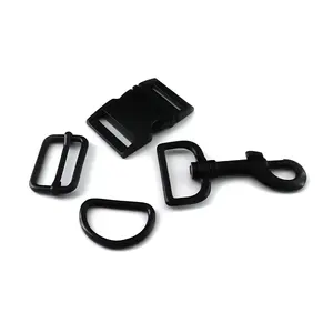 Top seller Alta Qualidade Pet <span class=keywords><strong>Dog</strong></span> Collar <span class=keywords><strong>Hardware</strong></span> De Metal Rose Gold Side Liberação Fivela E Tri-glide - Product Image 5