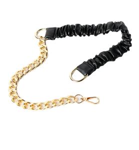 เข็มขัดโซ่หนังนิ่มสำหรับผู้หญิง, เข็มขัดยืดเอวอุปกรณ์เสริมสำหรับเสื้อโค้ทและกระโปรง - Product Image 1