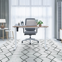 Confortable — support de bureau électrique, Table réglable et ergonomique, à moteur unique, meuble intelligent