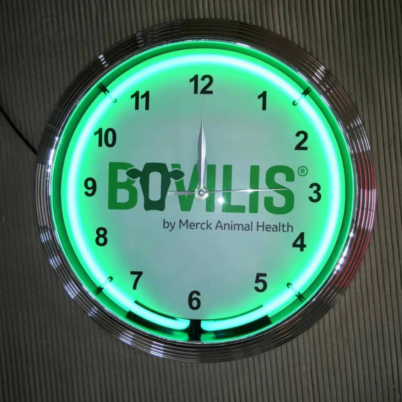 12v Dc Wholesale Neon Light Clock Custom Neon Wall Clock Three piece Set