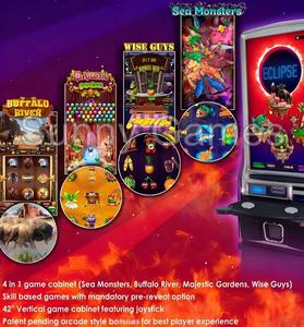 <span class=keywords><strong>Eclipse</strong></span> 4 en 1 Skll Pre-reveal Vertical Multigame Game Board (MOQ 1Pcs) Juegos basados en habilidades con juegos de opción de prerevelación obligatorios - Product Image 2