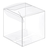 Boîtes en PET transparentes boîte-cadeau de bonbons macaron transparent pour la fête de mariage et les faveurs de douche de bébé